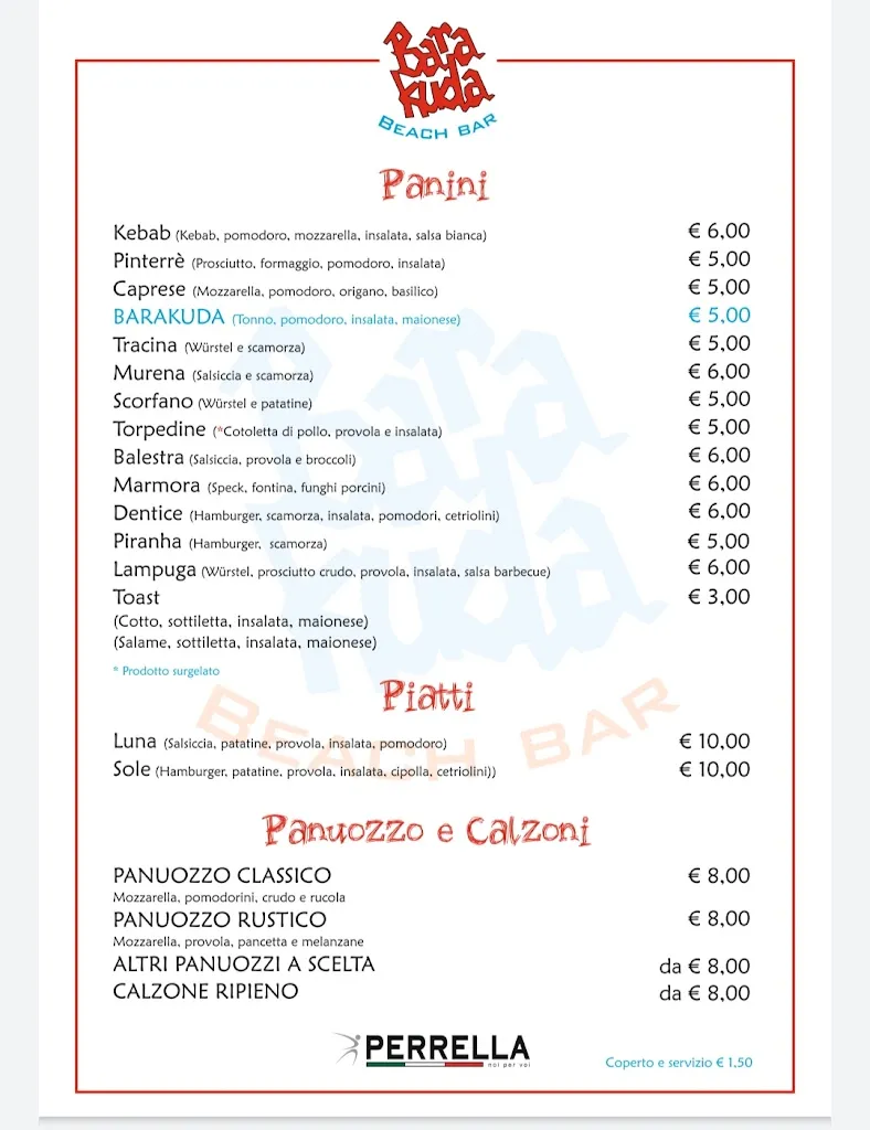Menu_Barakuda Beach Bar_Casal Velino_image_1