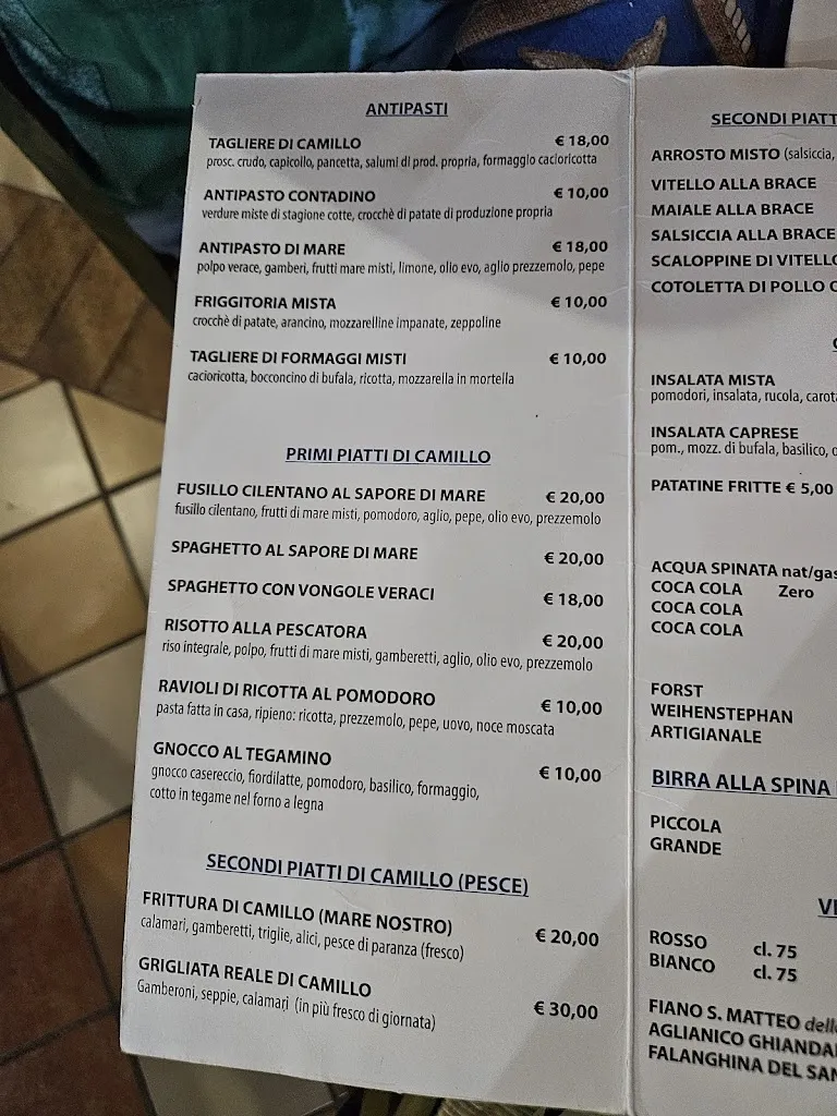 Menu_Da Camillo_Casal Velino_image_1
