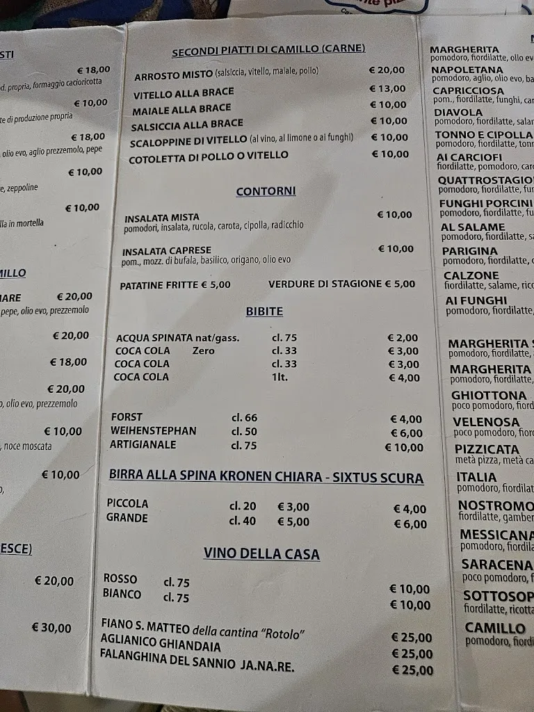 Menu_Da Camillo_Casal Velino_image_2
