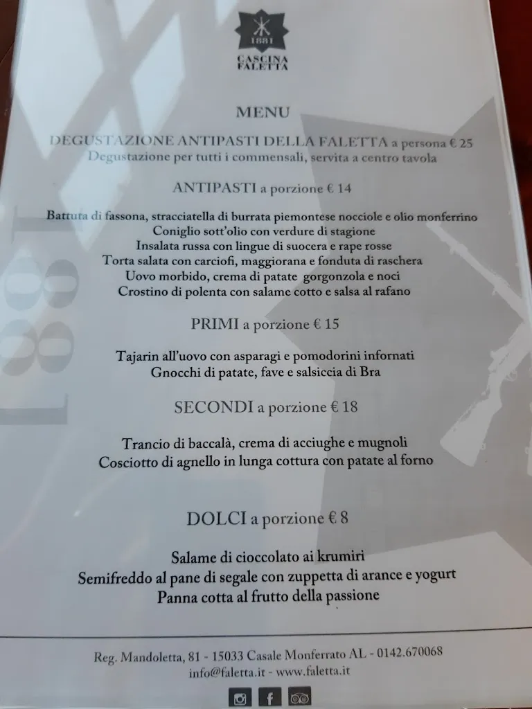 Menu_Cascina Faletta - Ristorante - B&B - Wine Tasting_Casale_image_4