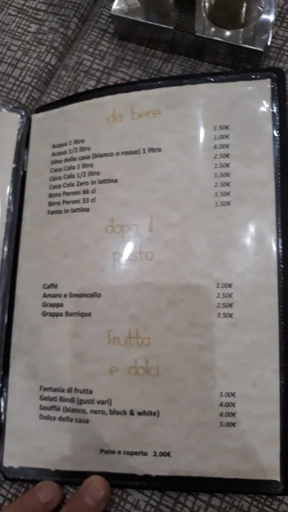 Menu_Antica Trattoria Barone_Casalnuovo di Napoli_image_2