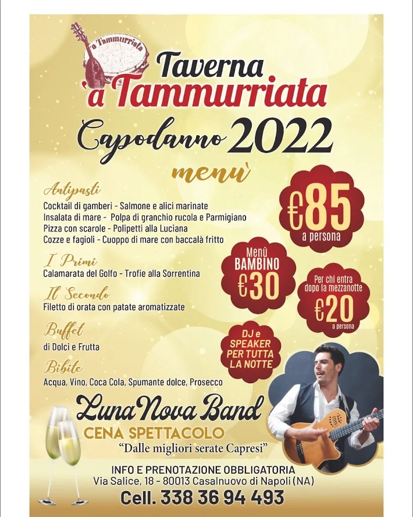 Menu_Taverna la Tammurriata_Casalnuovo di Napoli_image_1