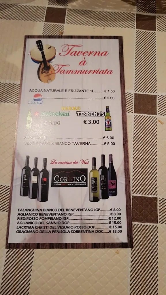 Menu_Taverna la Tammurriata_Casalnuovo di Napoli_image_2