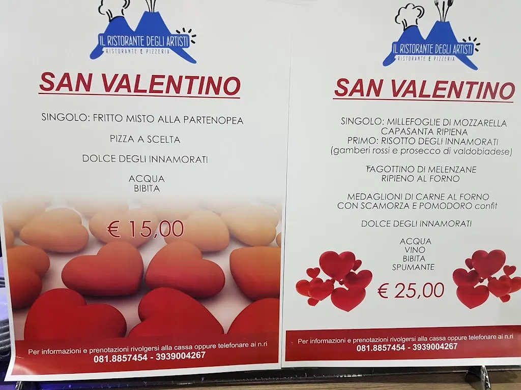 Menu_Ristorante degli Artisti da Riccardo_Casalnuovo di Napoli_image_1