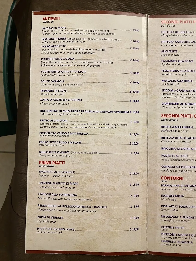 Menu_Restaurant And Pizzeria Zelluso Arcamone Di Vincenzo_Casamicciola Terme_image_2