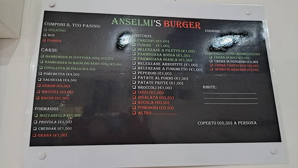 Menu_Anselmi's burger_Casaluce_image_1