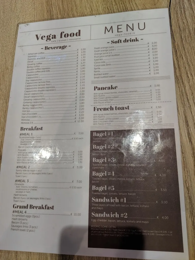 Menu_Vega Food - Cafè | Bistrot | Ristorante_Casaluce_image_1