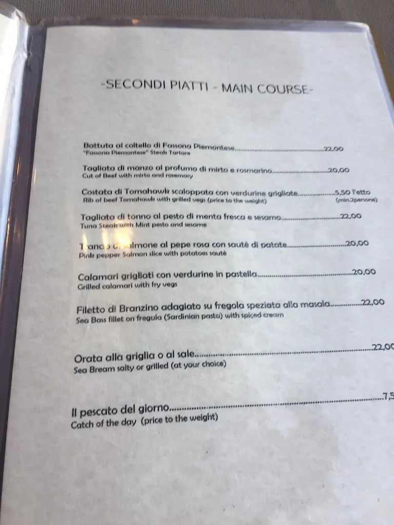Menu_Lu Pisantinu Restaurant_Liscia_image_1