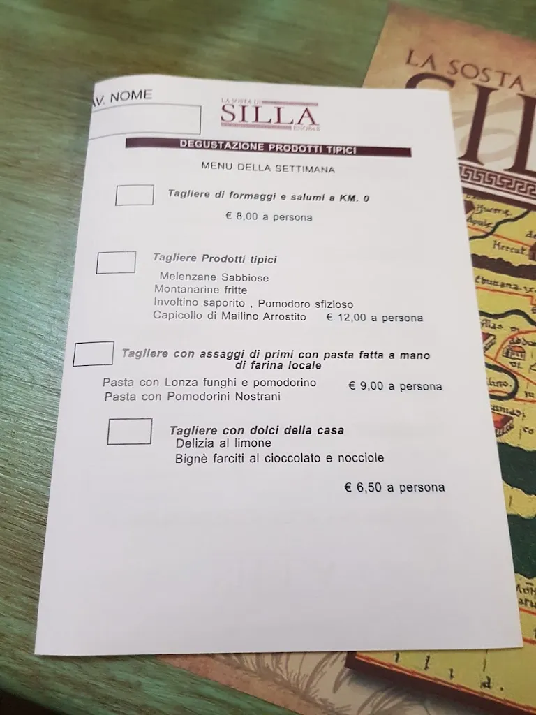 Menu_La Sosta di Silla_Castel Campagnano_image_1