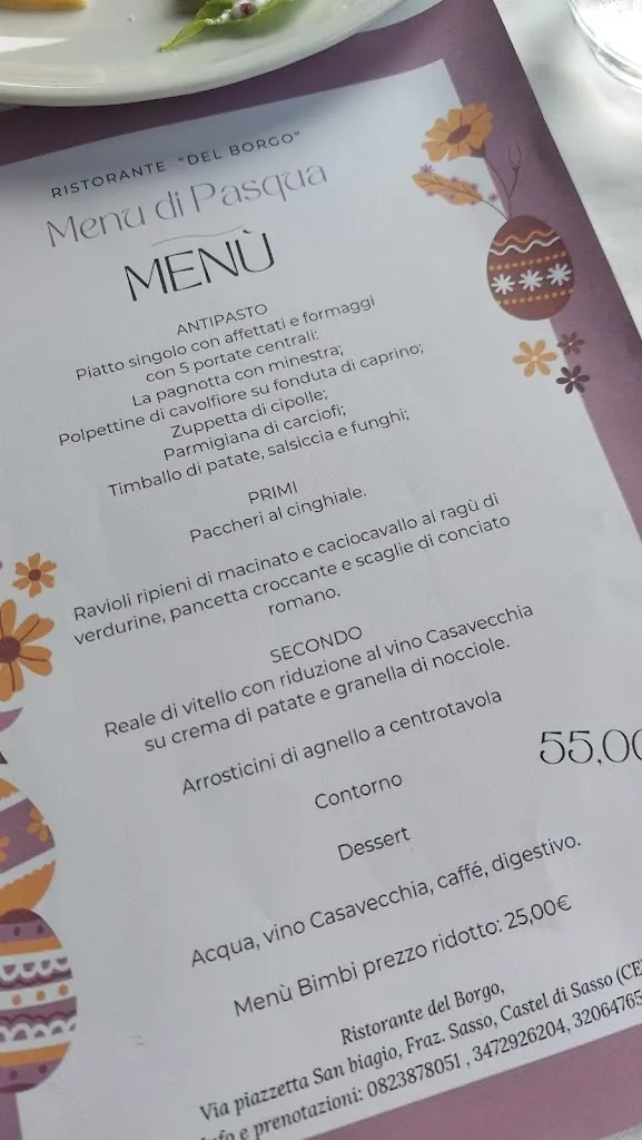 Menu_del Borgo Restaurant_Castel di Sasso_image_3