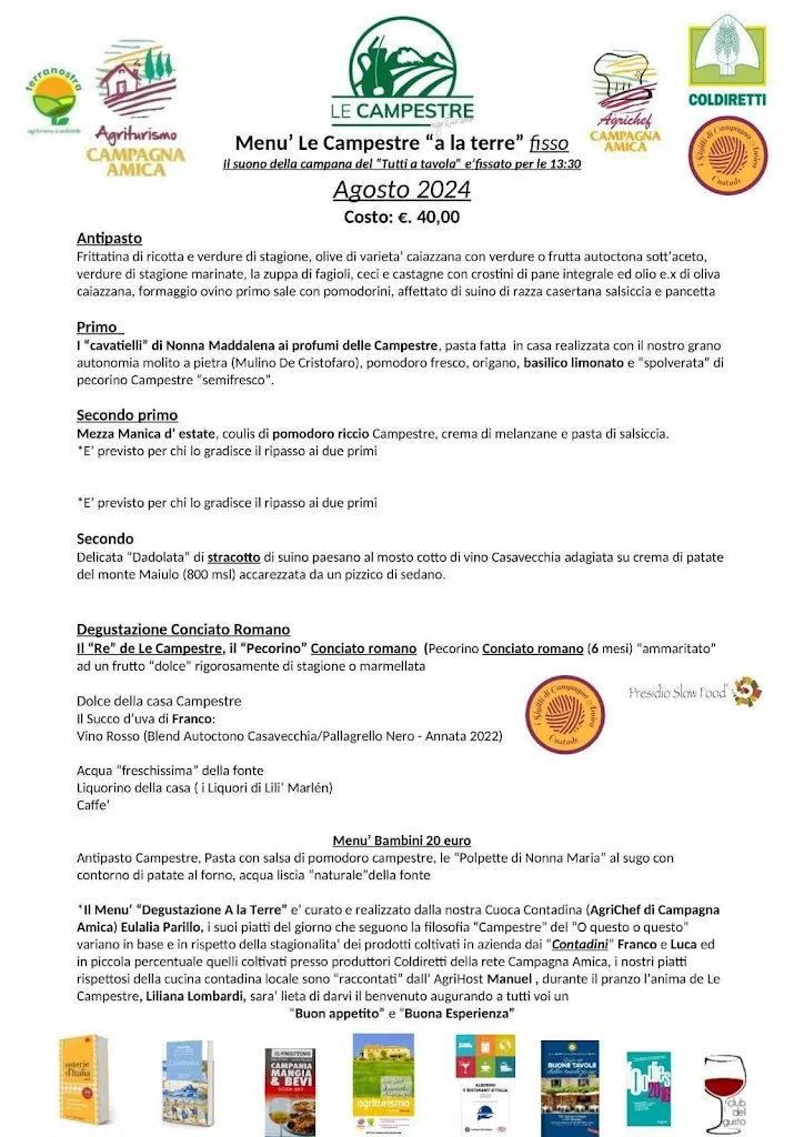 Menu_Agriturismo Le Campestre_Castel di Sasso_image_2