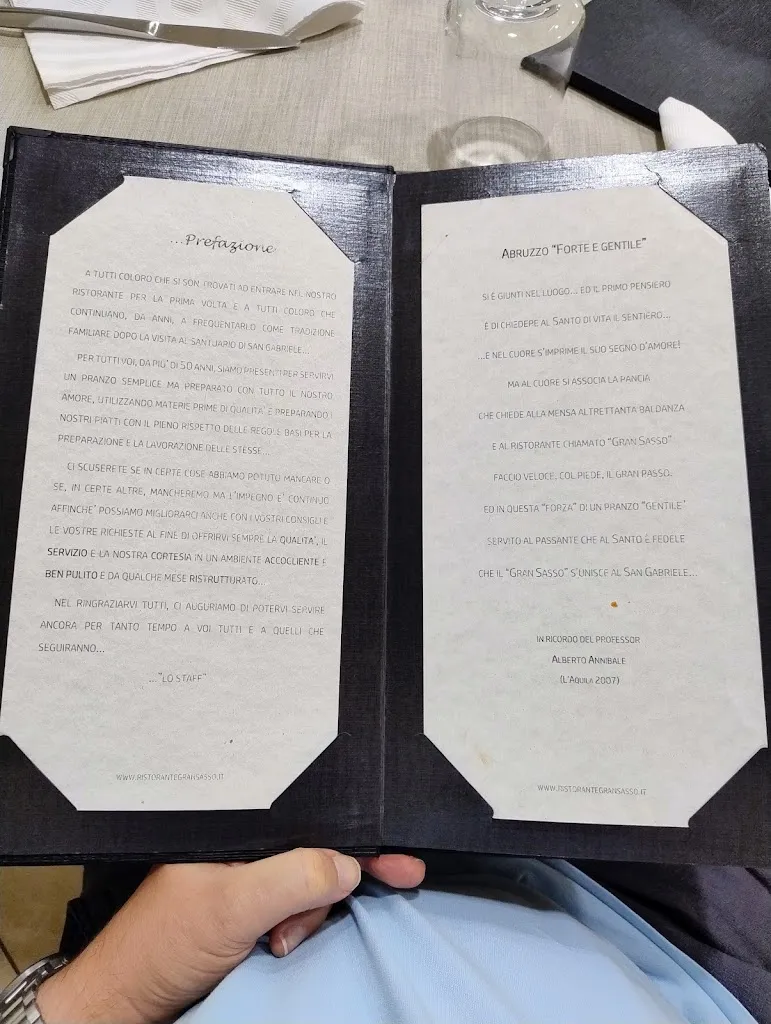 Menu_Ristorante GRAN SASSO San Gabriele_Isola del Gran Sasso d'Italia_image_2