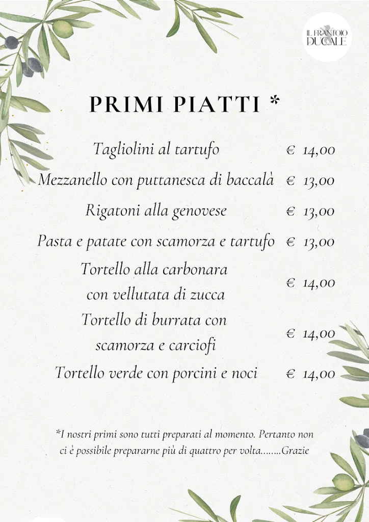 Menu_Ristorante Il Frantoio Ducale_Castel Morrone_image_2