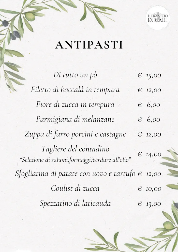 Menu_Ristorante Il Frantoio Ducale_Castel Morrone_image_4