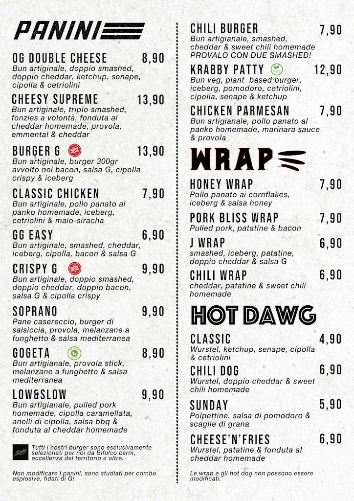 Menu_G BURGER_Castel San Giorgio_image_2