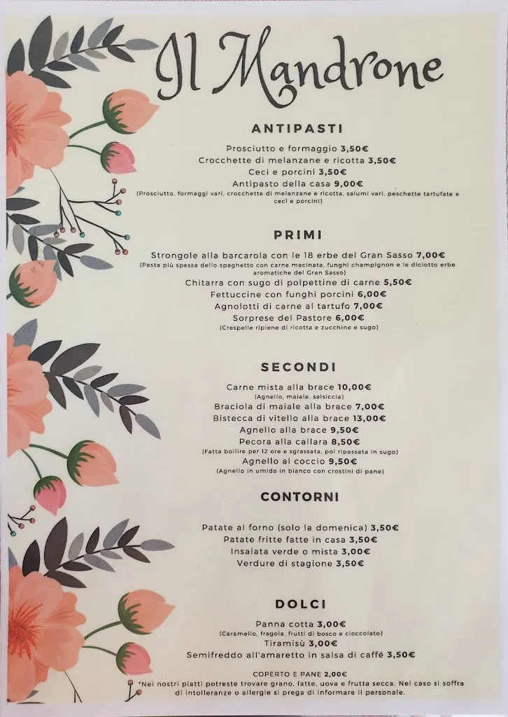 Menu_Ristorante Il Mandrone_Isola del Gran Sasso d'Italia_image_1