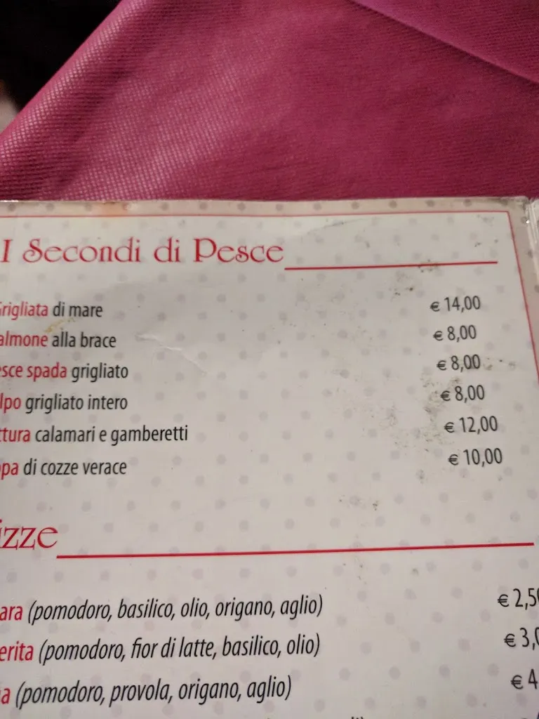 Menu_La Spaghetteria Di Nonna Rosa Ristorante - Pizzeria Napoli_Castello di Cisterna_image_1