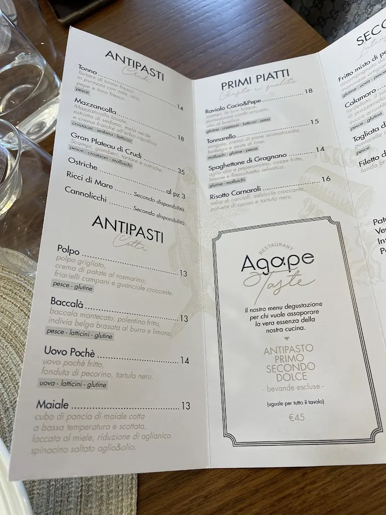Menu_Agape Restaurant_Cellole_image_2