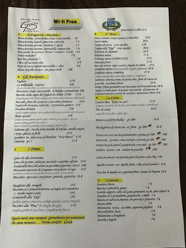 Menu_Ristorante e Pizzeria da Gigi_Cellole_image_1