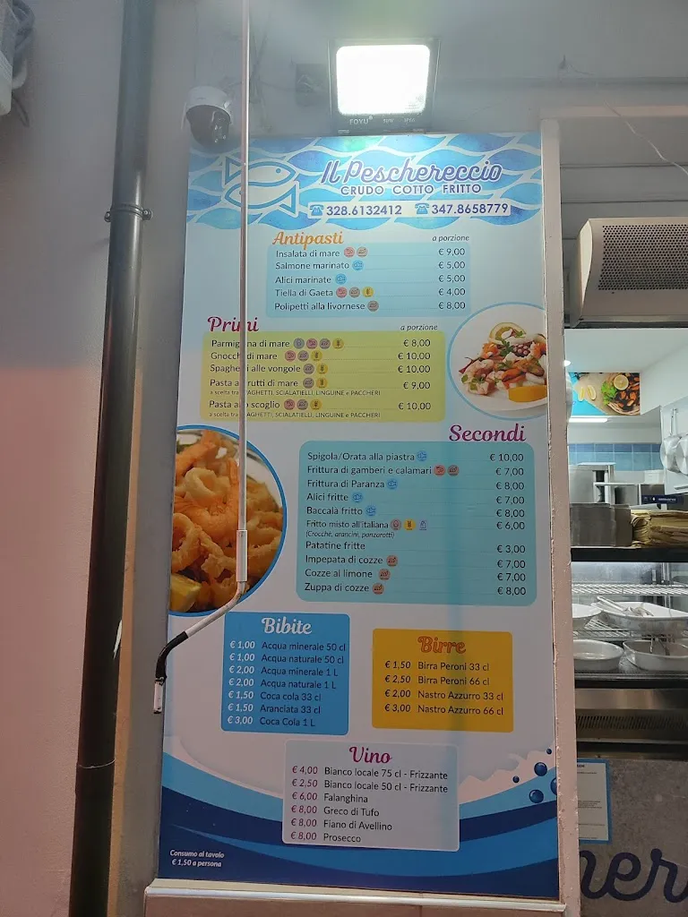 Menu_Il Peschereccio,cotto crudo e fritto_Cellole_image_2