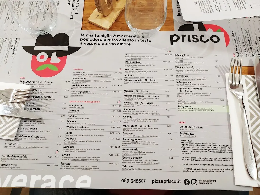 Menu_Prisco a Cava_Cava Dè Tirreni_image_2