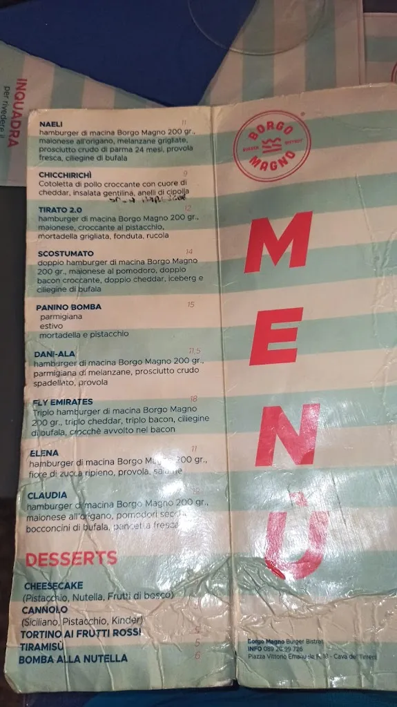 Menu_Borgo Magno Grill & Restaurant_Cava Dè Tirreni_image_1