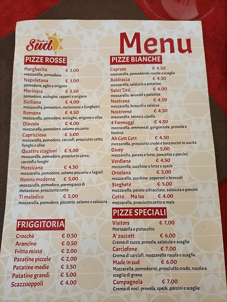 Menu_Made in Sud Pizzeria Ristorante_Cava Dè Tirreni_image_1