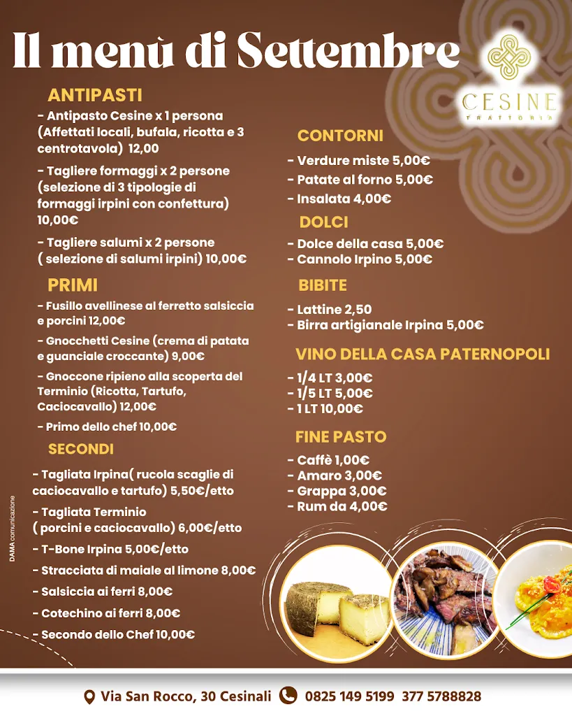 Trattoria Cesine_Cesinali_menu_image_1