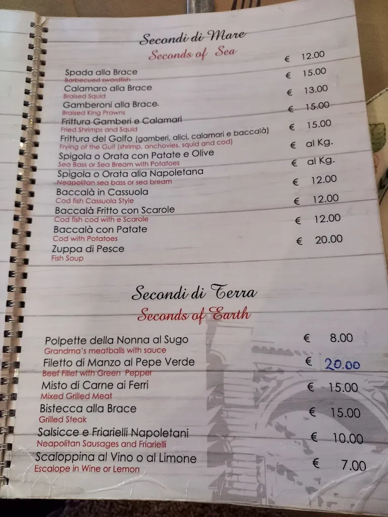 Menu_Antica Taverna a Chiaia_Chiaia_image_4