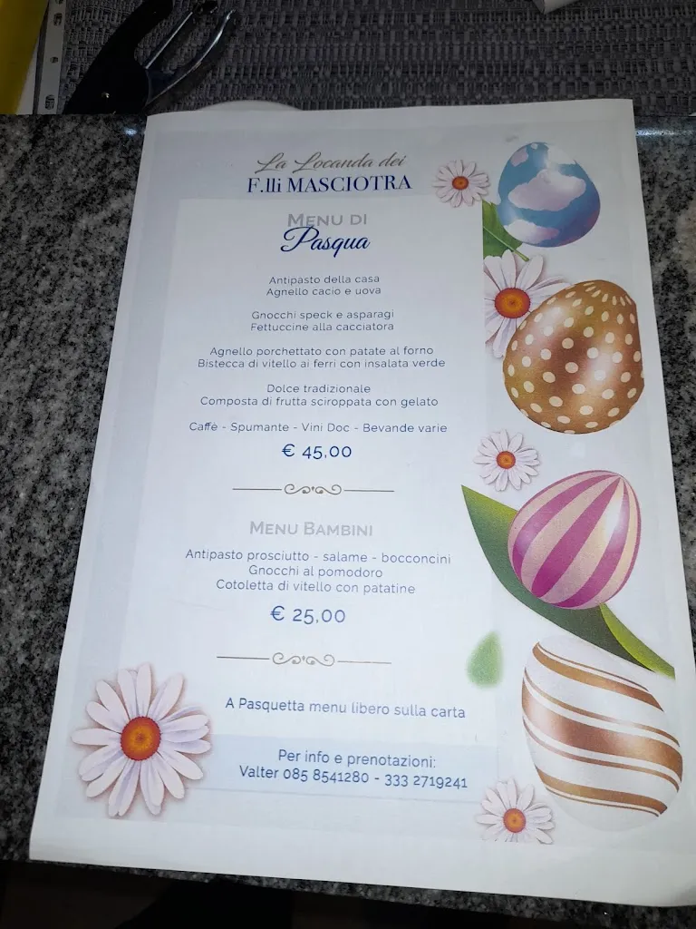 Menu_La Locanda Dei F.lli Masciotra Di Masciotra Michele E C. S.a.s._Alanno_image_1