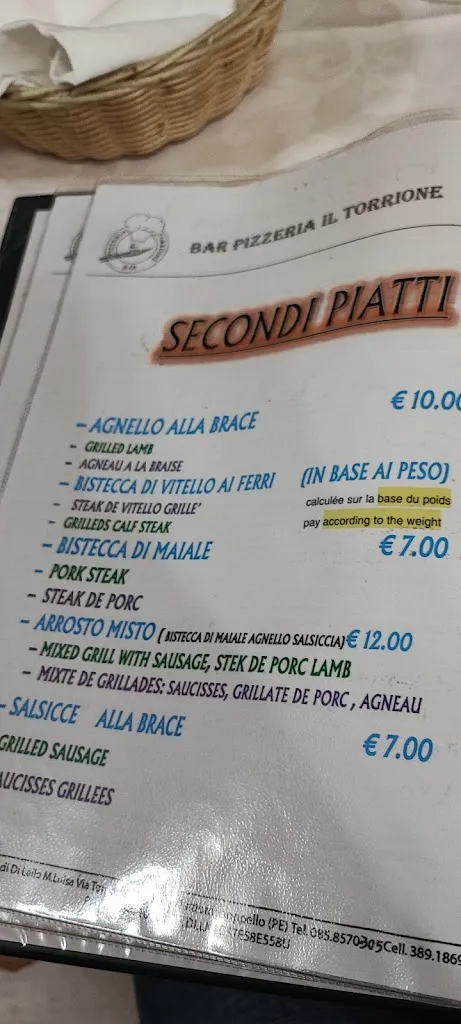 Menu_Pizzeria Ristorante Torrione_Lettomanoppello_image_1