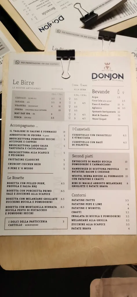 Menu_Birrificio artigianale Donjon_Cervinara_image_3