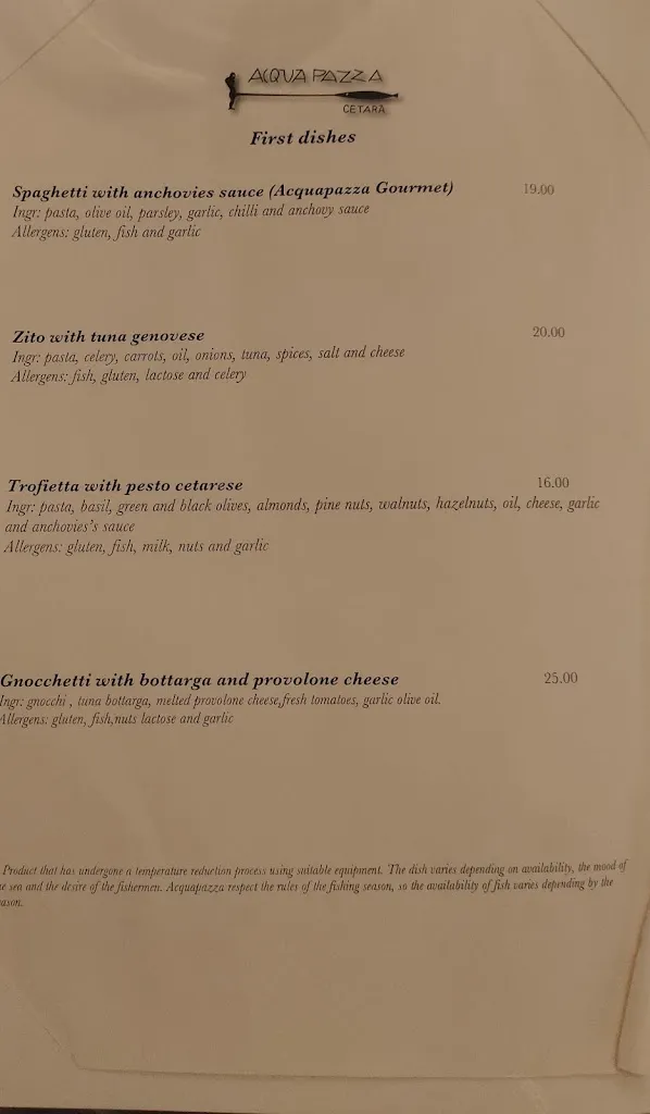 Menu_Ristorante Acquapazza Cetara_Cetara_immagine_2