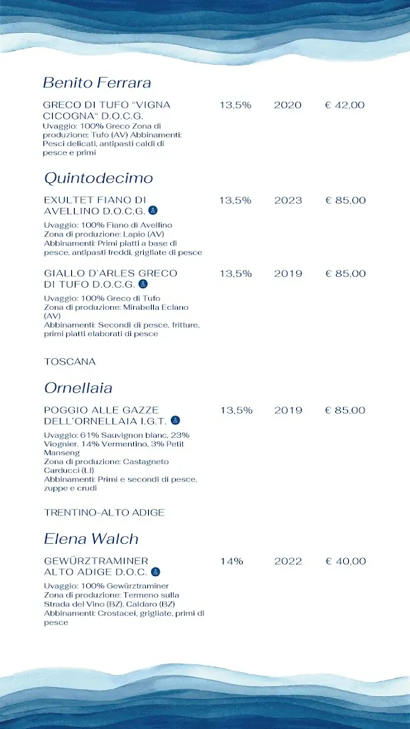 Menu_Bar Annunziata - Ristorante La Torretta_Cetara_image_1