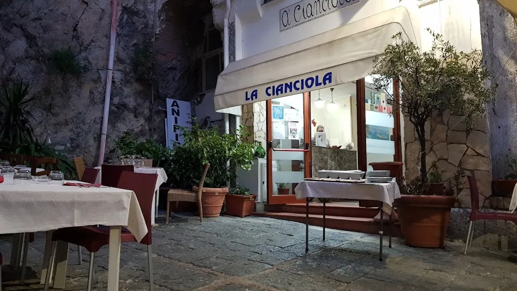 La Cianciola restaurant in Cetara
