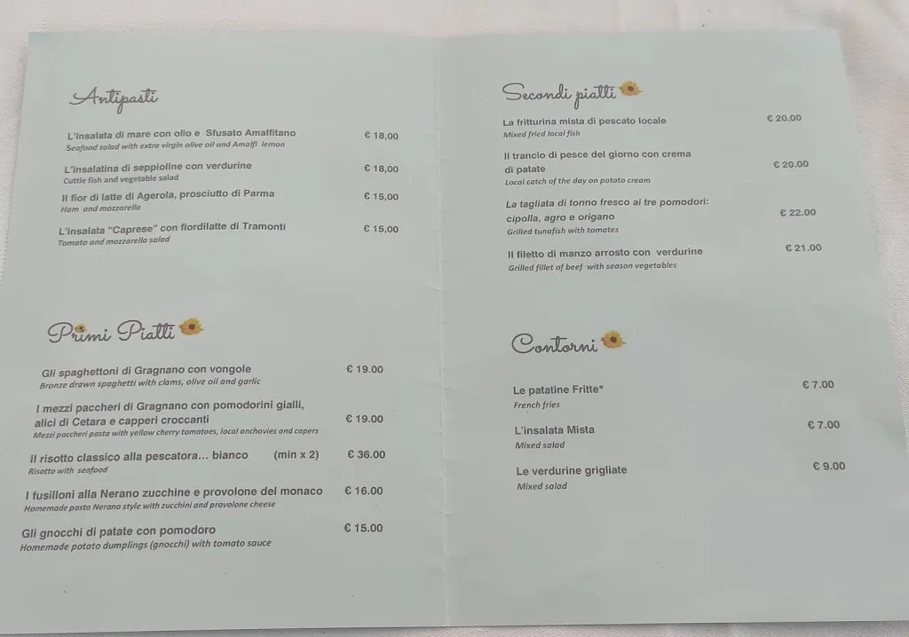 Menü_Capo D'Orso Eventi_Cetara_Bild_2