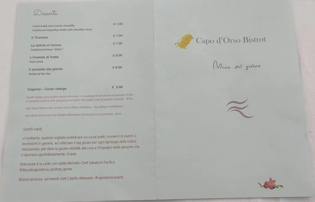 Menü_Capo D'Orso Eventi_Cetara_Bild_3