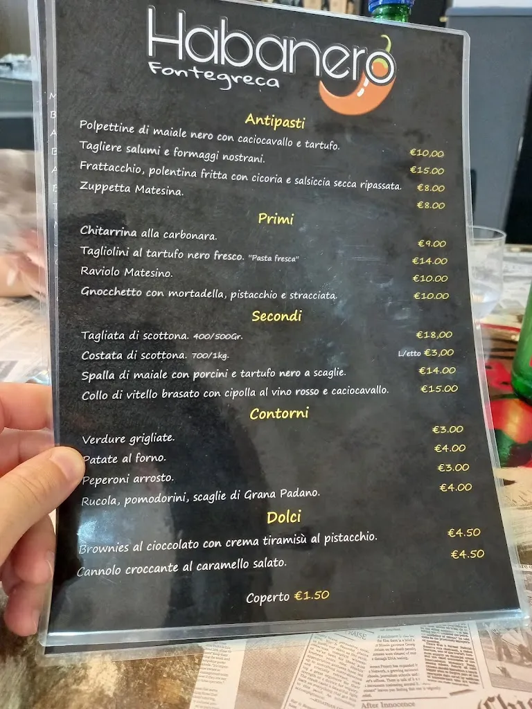 Menu_Ristorante Pizzeria Caserta Habanero_Ciorlano_image_1