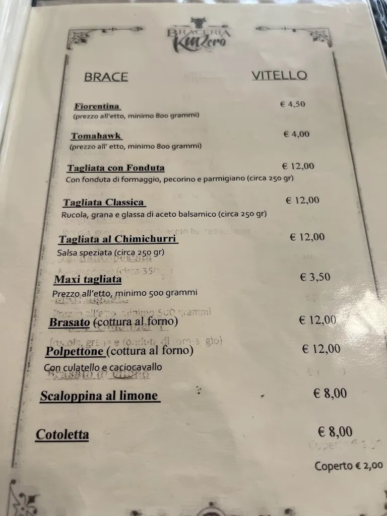 Menu_Braceria Km Zero_Colle Sannita_image_1
