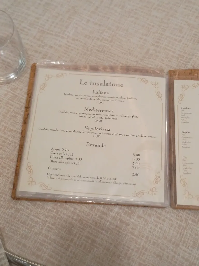 Menu_Le Narici Restaurant_Colliano_image_2