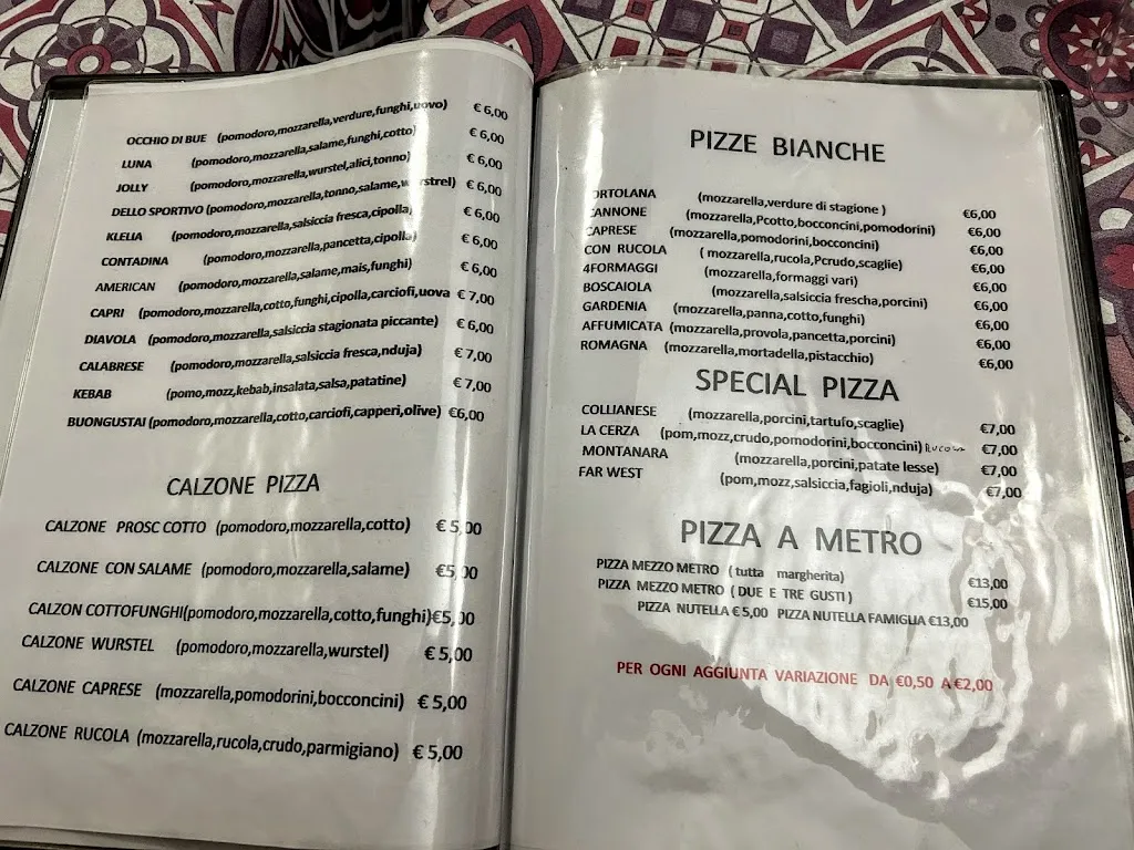 Menu_La Cerza ristorante pizzeria_Colliano_image_1
