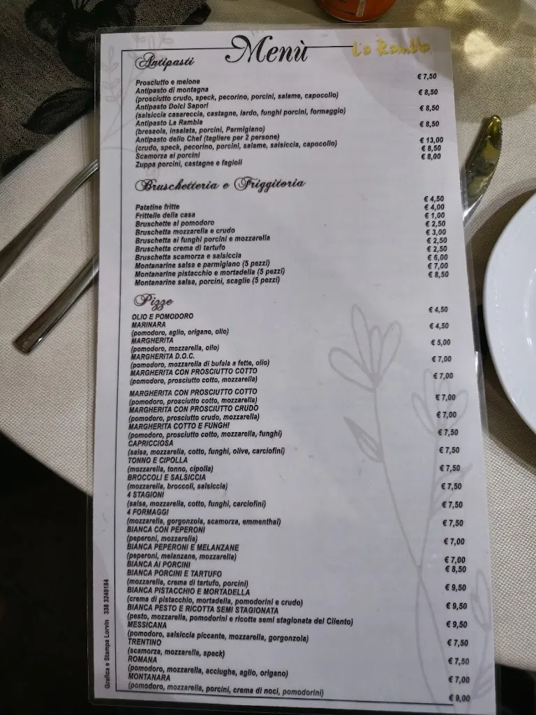 Menu_Ristorante Pizzeria La Rambla_Conca della Campania_image_2