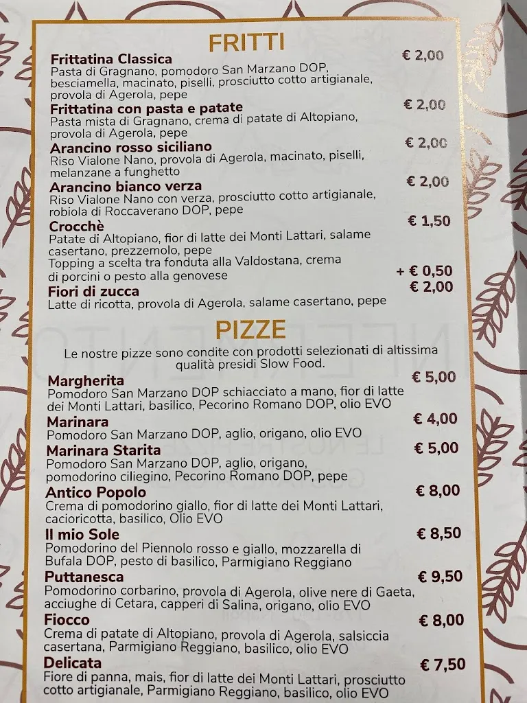 Menü_Infermento pizzeria_Chiaiano_Bild_2