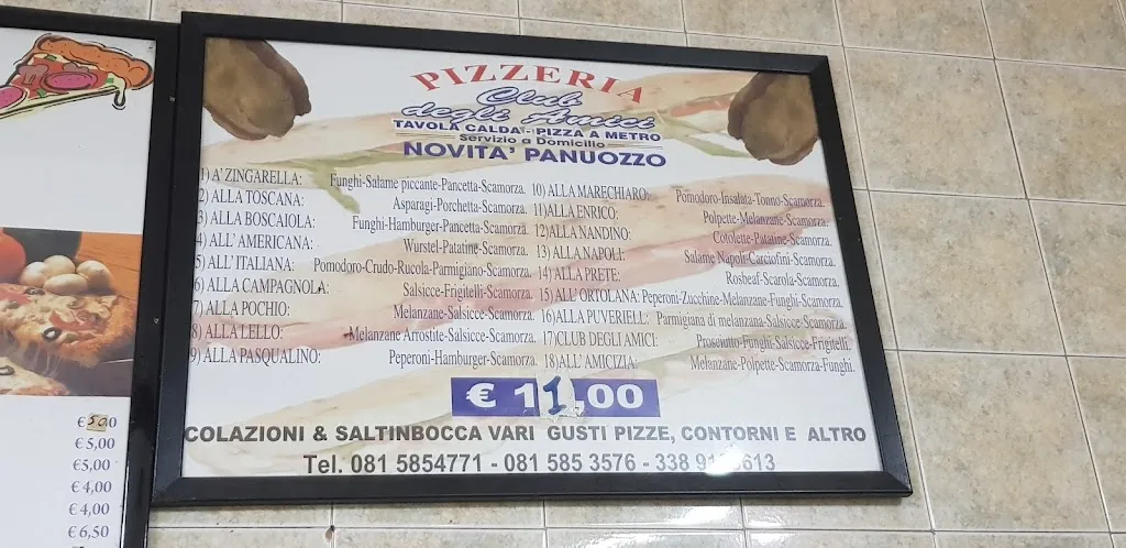 Menu_Pizzeria Club degli Amici_Chiaiano_image_2