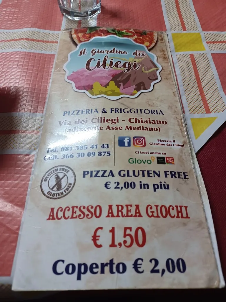 Menu_Pizzeria Il Giardino Dei Ciliegi_Chiaiano_image_1