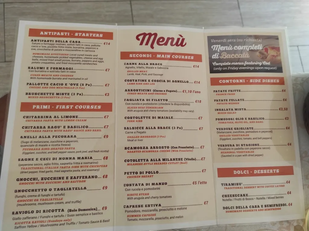 Menu_La Passione_Manoppello_image_1