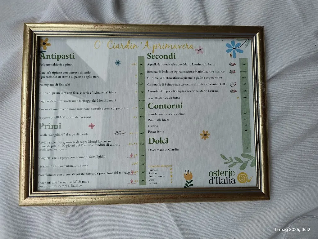 Menu_Osteria 'O Ciardin_Corbara_image_2