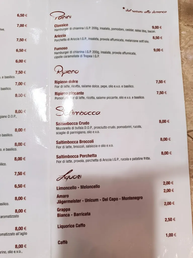 Menu_Pizzeria La Biga_Dugenta_image_2