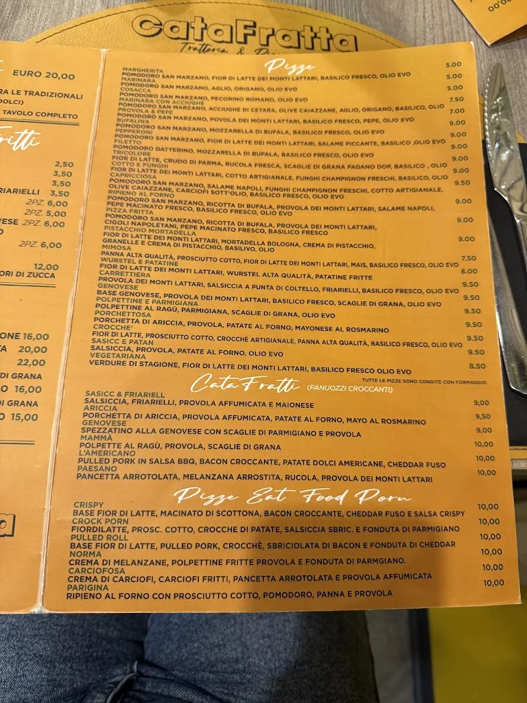 Menu_CataFratta - Trattoria e pizzeria_Crispano_image_1