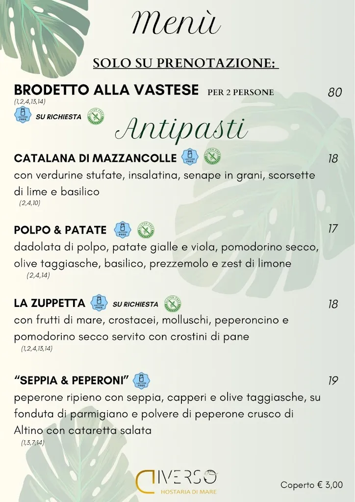 Menu_Diverso - Hostaria Di Mare_Marina di Vasto_image_2